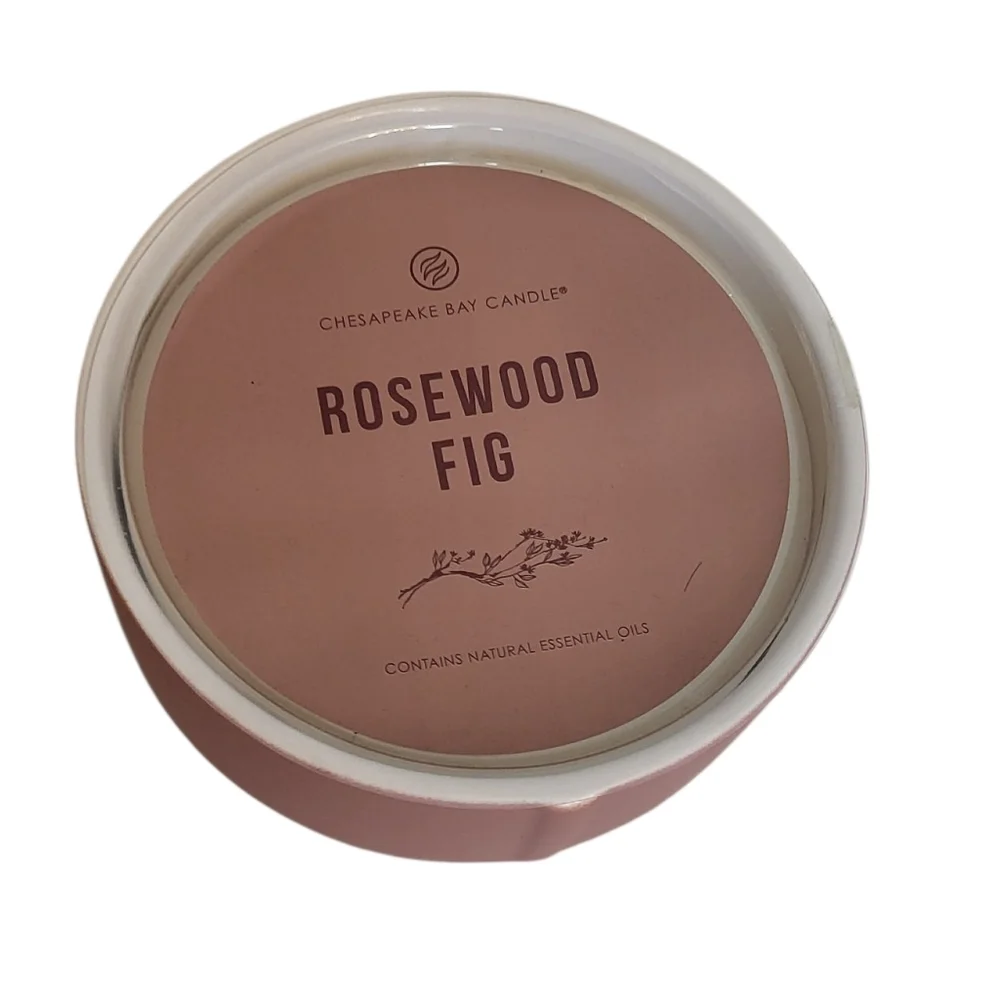 Chesapeake Bay Rosewood Fig Candle - Soft Pink